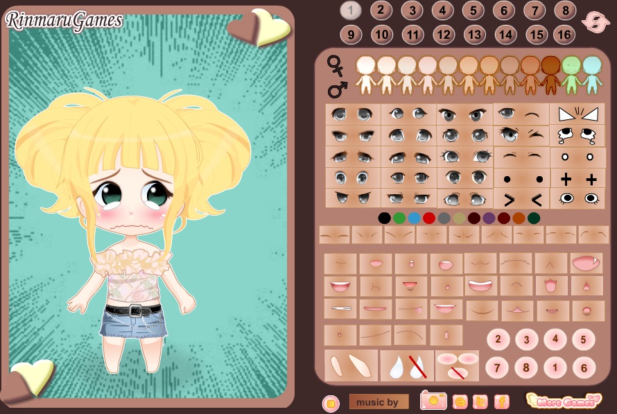 create chibi anime character