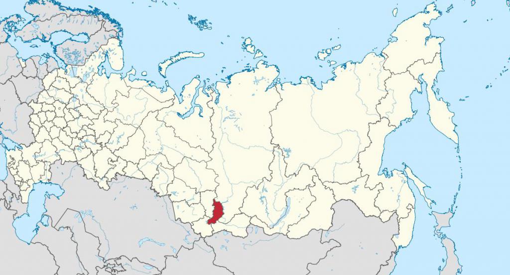 хакассия на карте россии