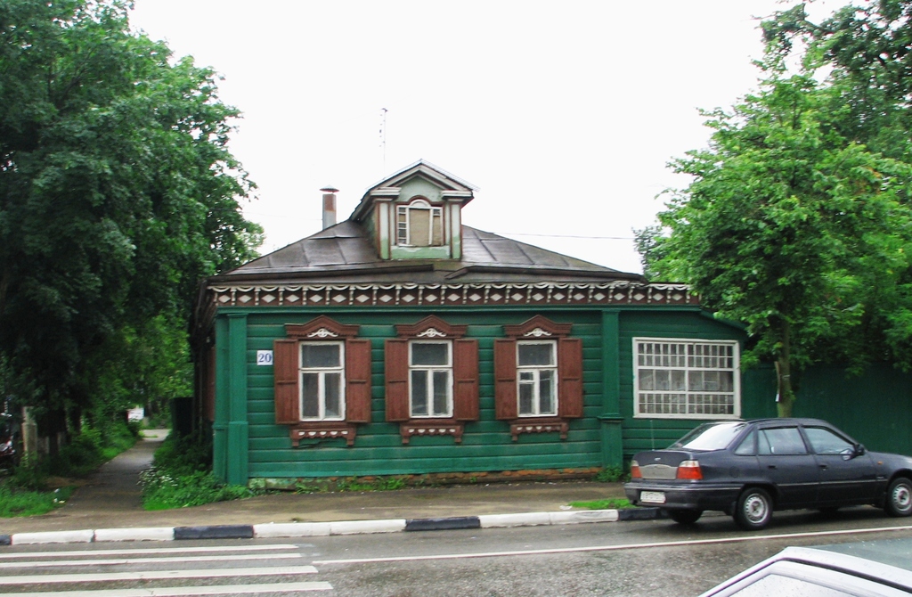 wooden architecture of zvenigorod