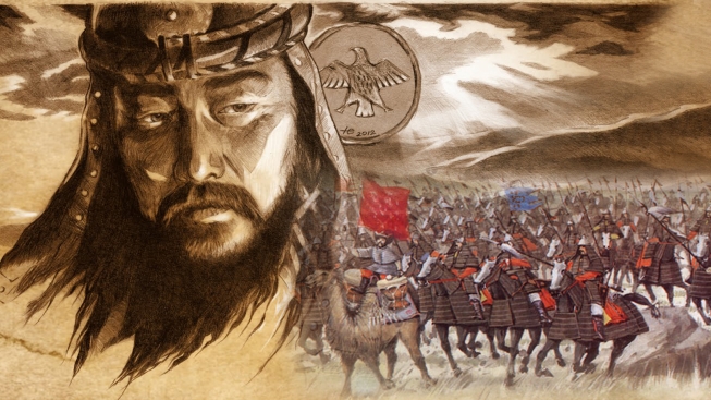 what the great abai wrote about the nationality of Genghis Khan