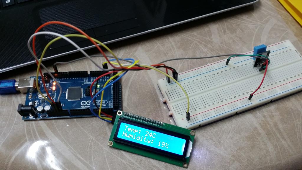 use of I2C with DHT11 and Arduino