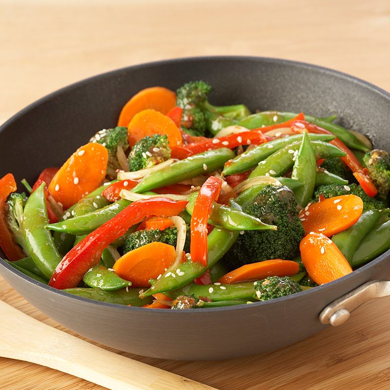 Жареные овощи на сковороде рецепт с фото