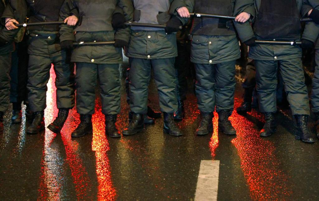 Полиция на митинге на Болотной площади