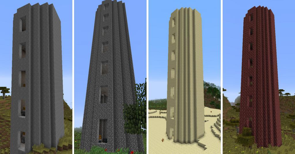 minecraft tower mod