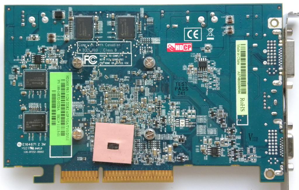 ATI Radeon HD2600 PRO AGP Specifications