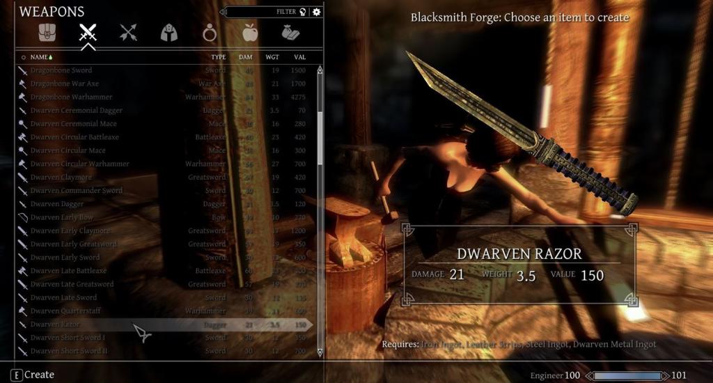 Pak Dwemer weapons