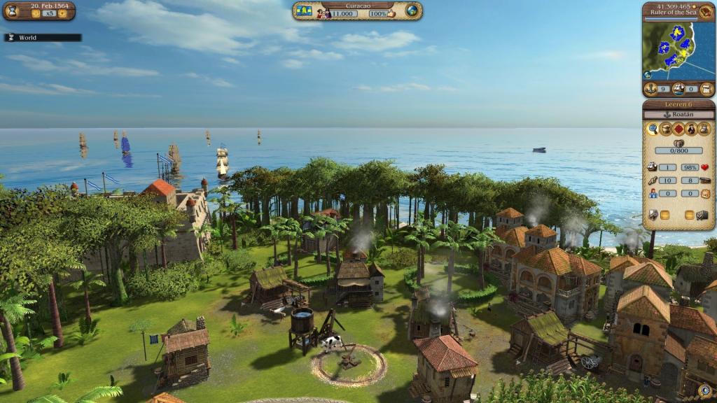 Скриншот из игры "Порт Рояль"