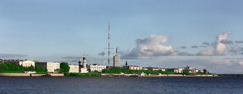 Архангельск на берегу Северной Двины