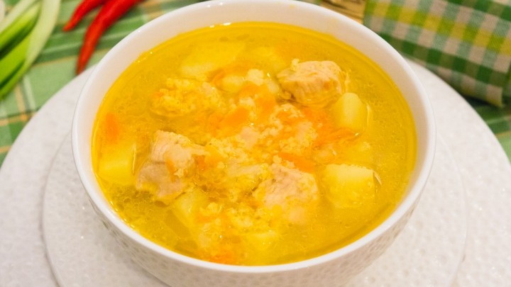 Суп с пшеном и картофелем