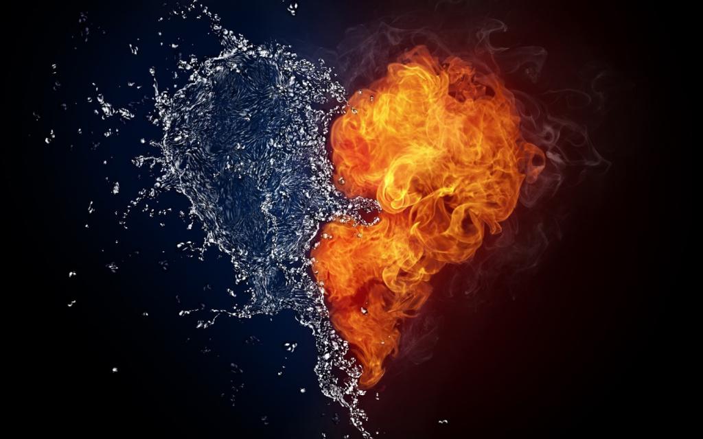 heart of fire and water