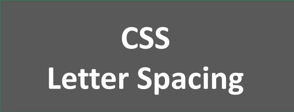 Расстояние между буквами css как в фотошопе