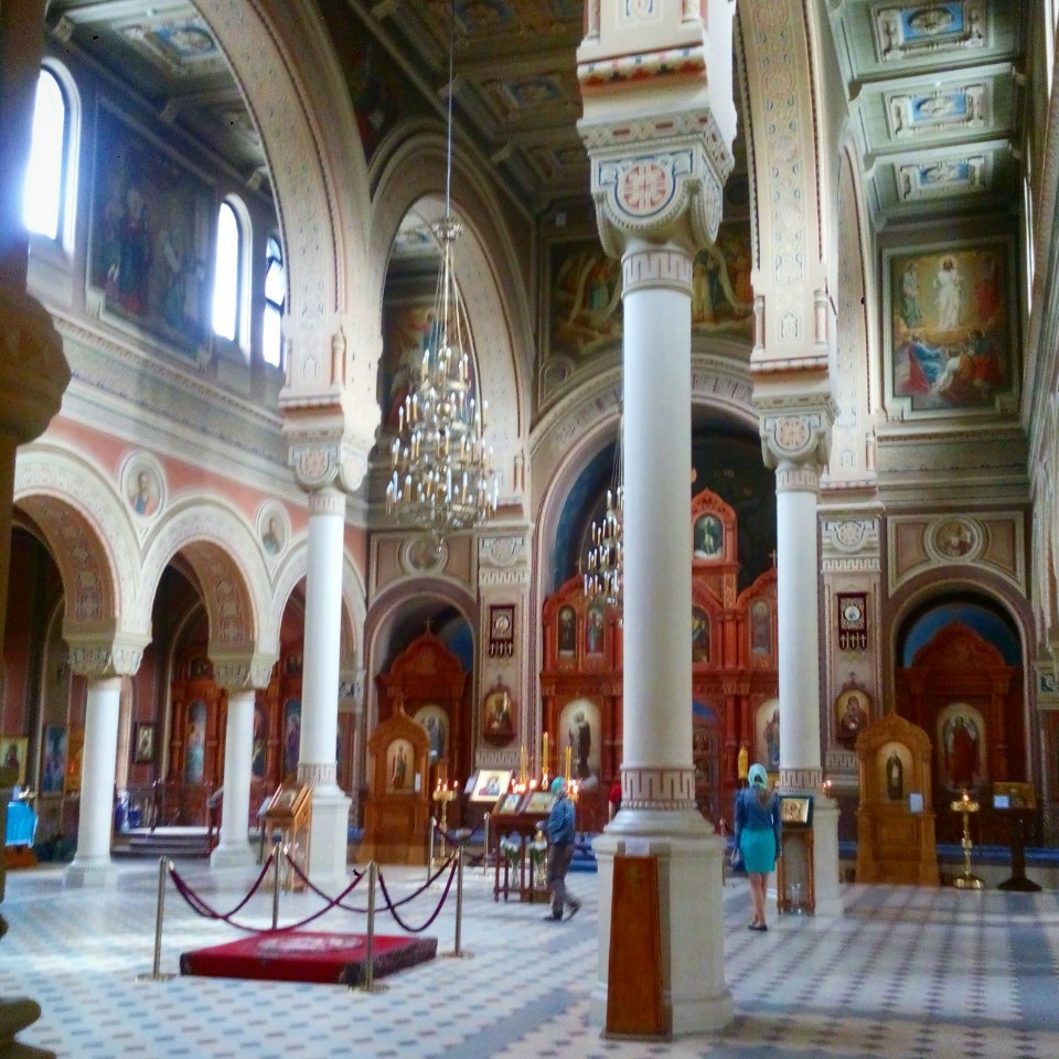 Inside the cathedral