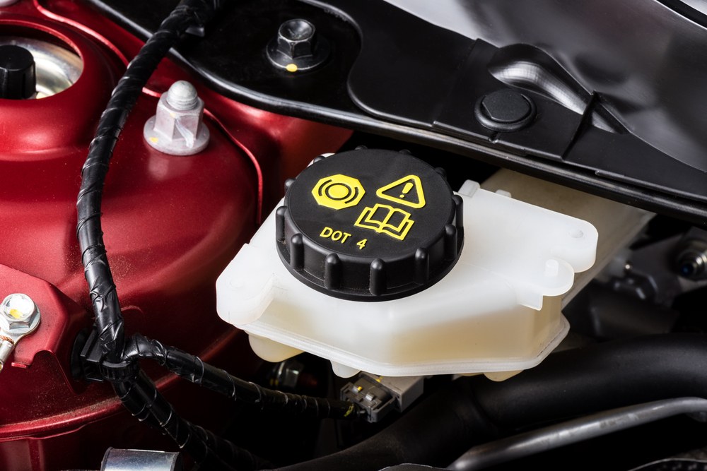 How to check brake fluid level?