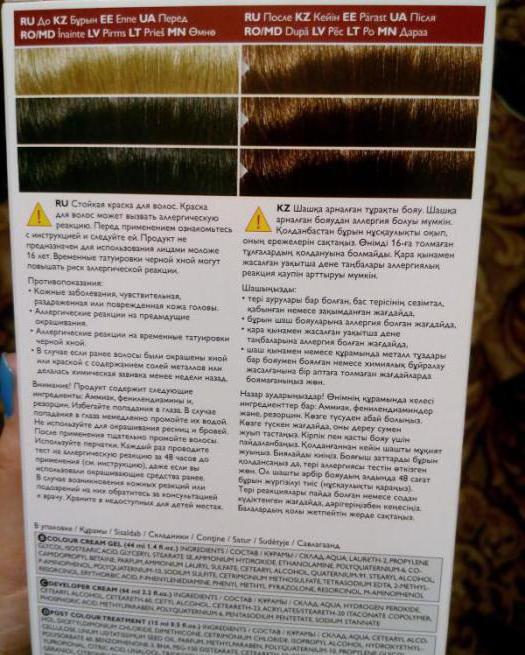 Краска для волос от орифлейм инструкция