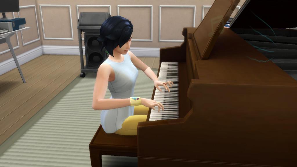 как сочинить песню в симс 4 на пианино