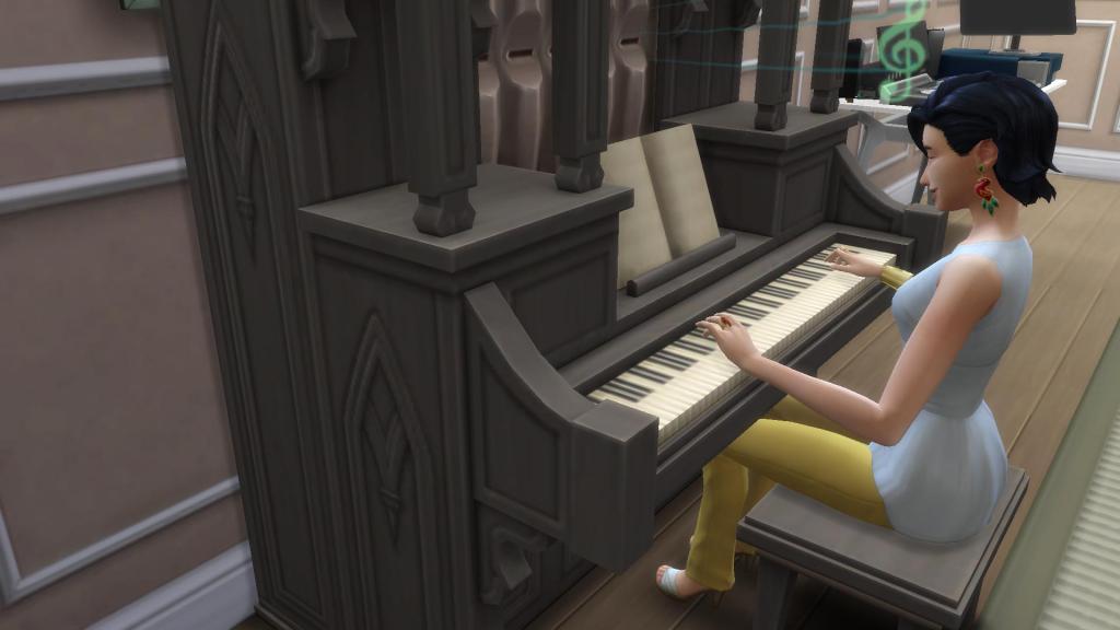 compose a song in the sims