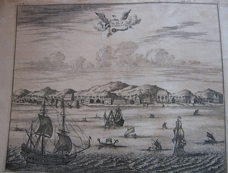 Остров Амбон на рисунке XVII века