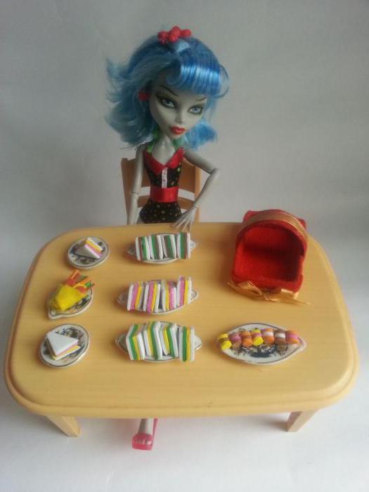 Plasticine Monster High Food