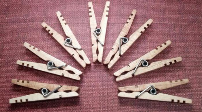 Crafts from clothespins