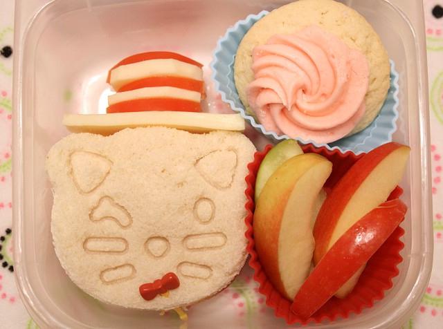 Sandwiches on a children's table