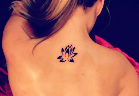 Lotus flower tattoo