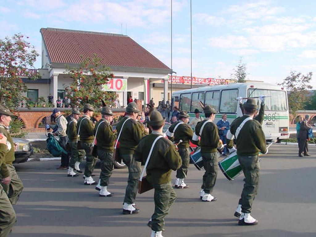 March through the streets of Rossosh