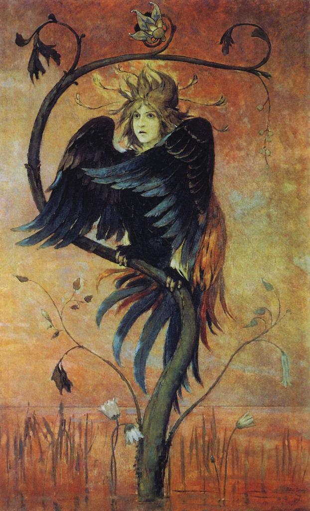 Gamayun bird. Painting Vasnetsov