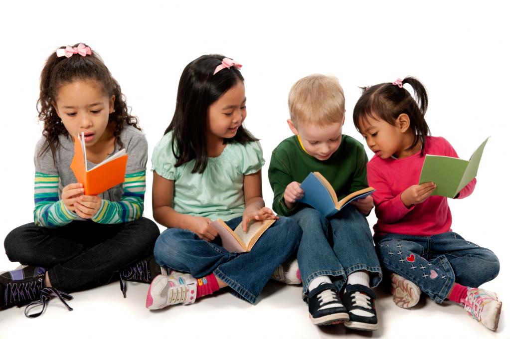 Children reading