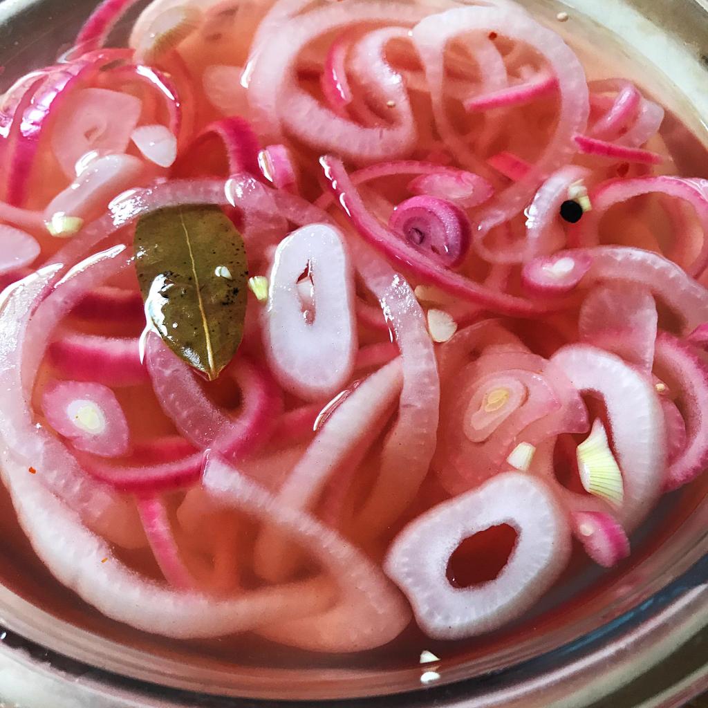 red onion marinated in vinegar quick recipe