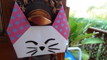 origami for kids cat