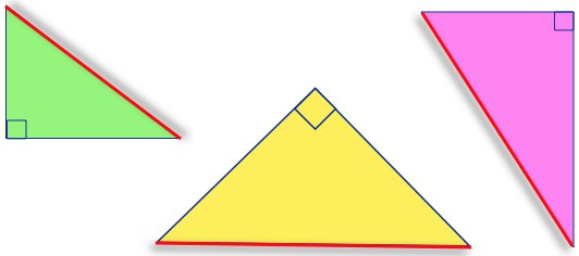 прямоугольный треугольник свойства