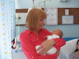 Congratulations to grandmother on the birth of her grandson