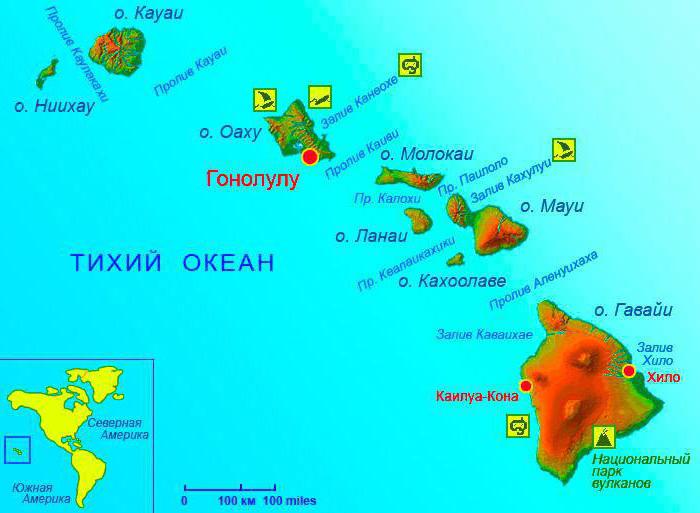 Карта аргазей с названиями островов