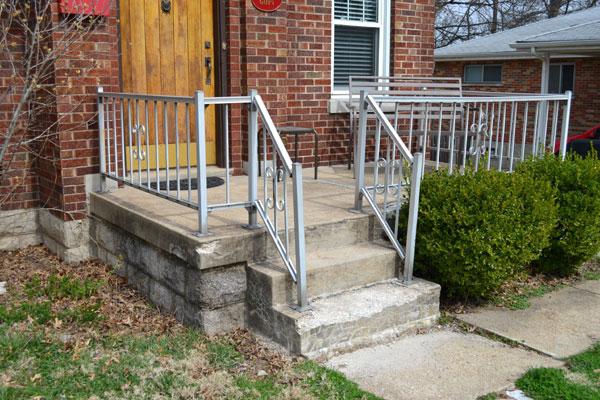 porch made of metal