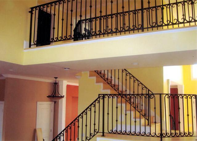 forged railing for stairs photo