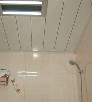 installation of pvc panels in the bathroom