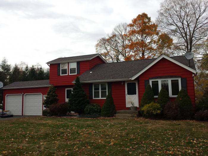 sheathe the house with siding with insulation