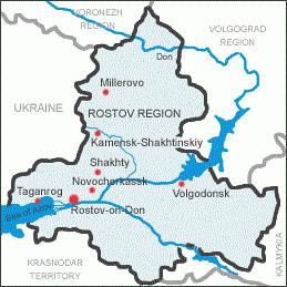 карта ростовской области