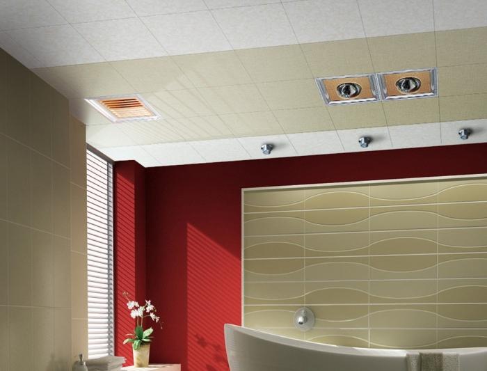 Натяжной потолок в ванной комнате фото в интерьере