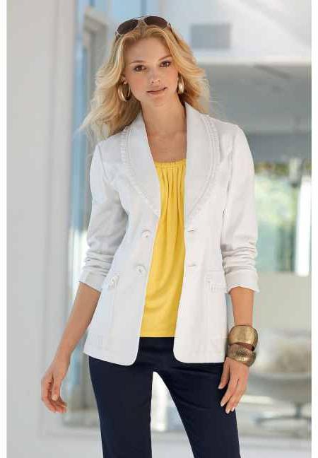 white women blazer