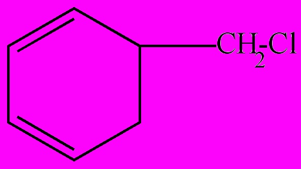 Хлористый бензил - структурная формула