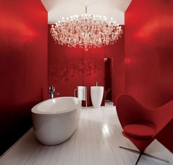 Bathroom chandelier