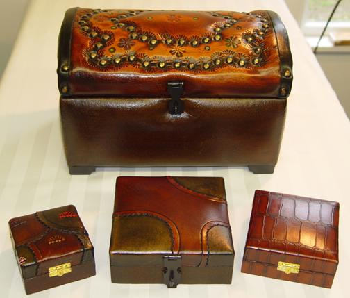 leather jewelry box