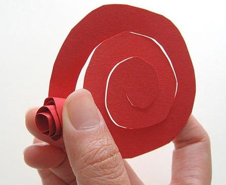 how to make a rose from paper do it yourself