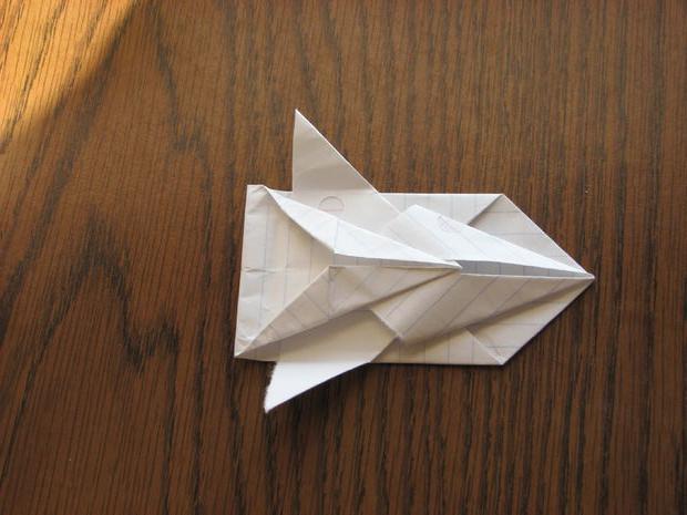 корабль оригами