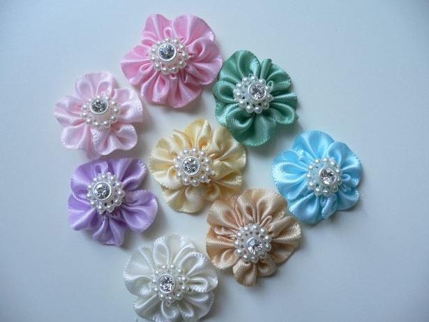 Satin Ribbon Flower