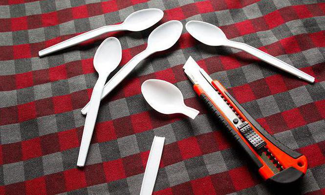 crafts from disposable spoons and forks