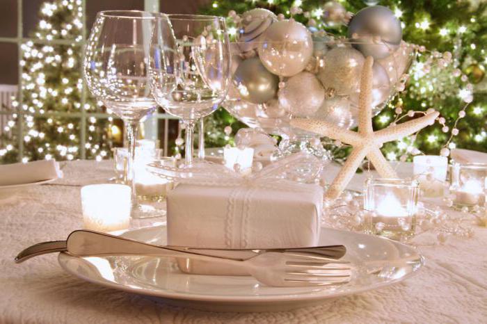 how to decorate a table for the new year photo