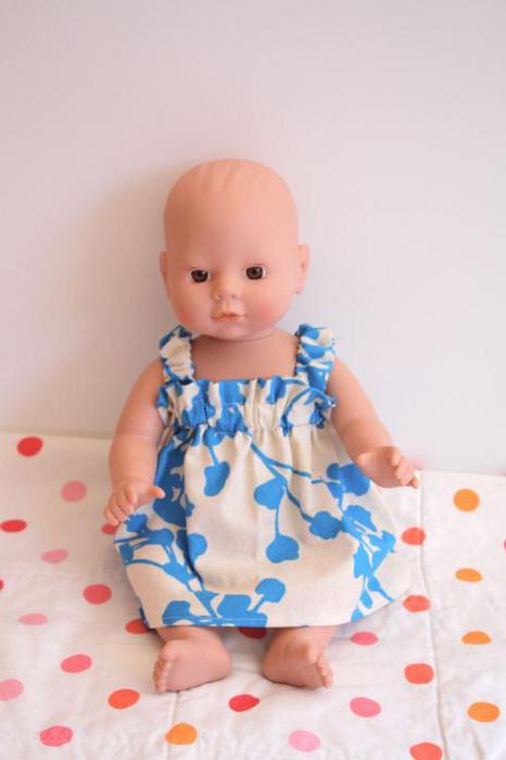 how to sew clothes for a baby doll with your own hands