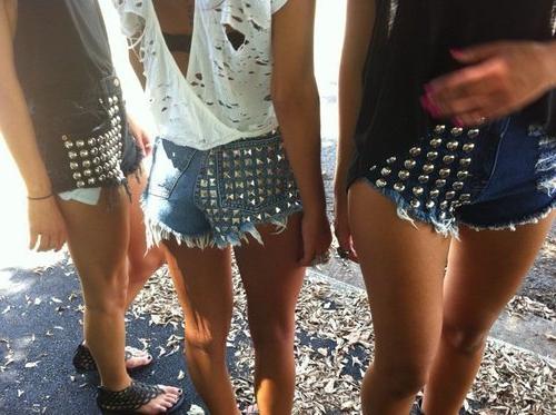 shorts with spikes